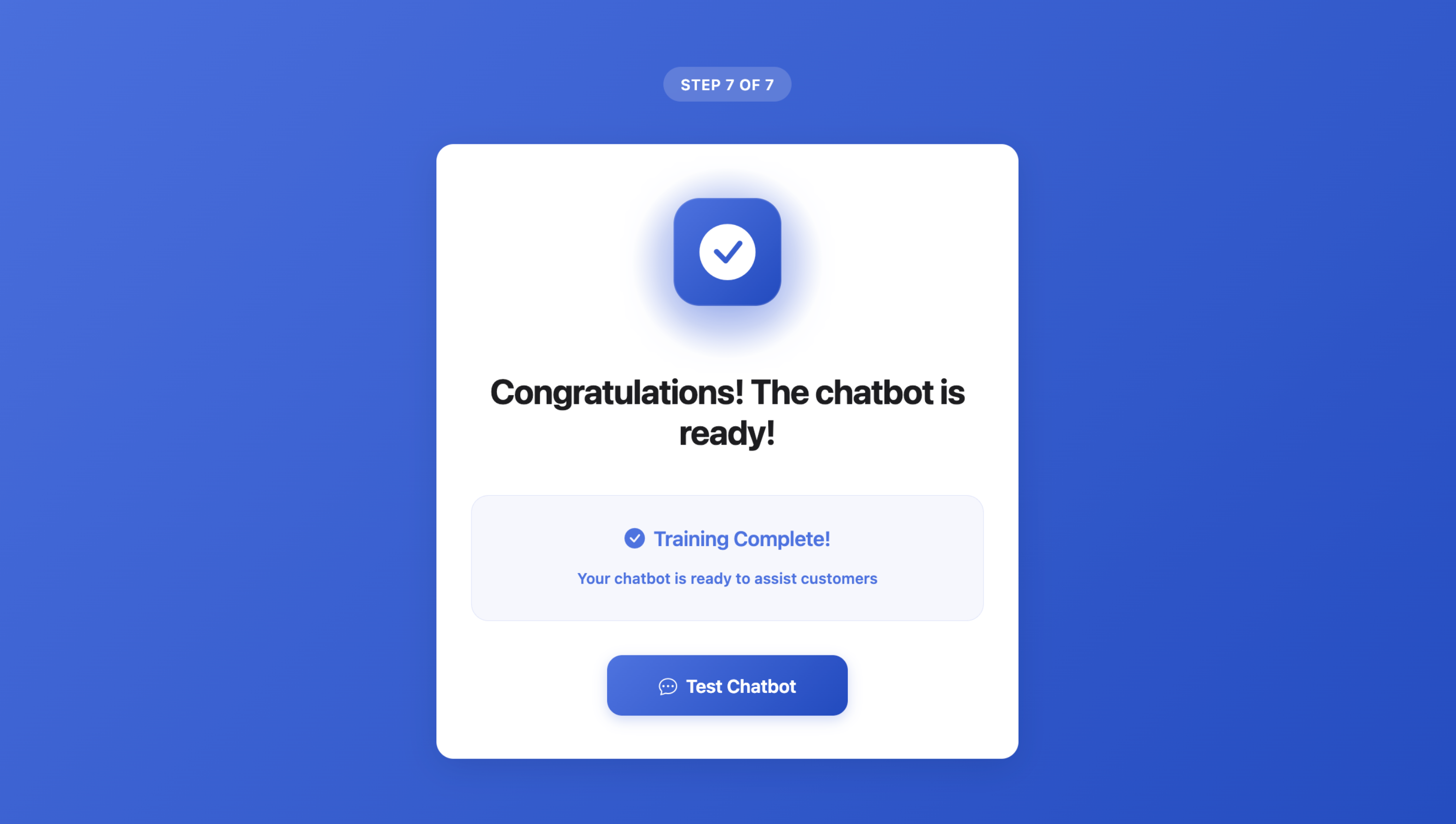 Training in Progress